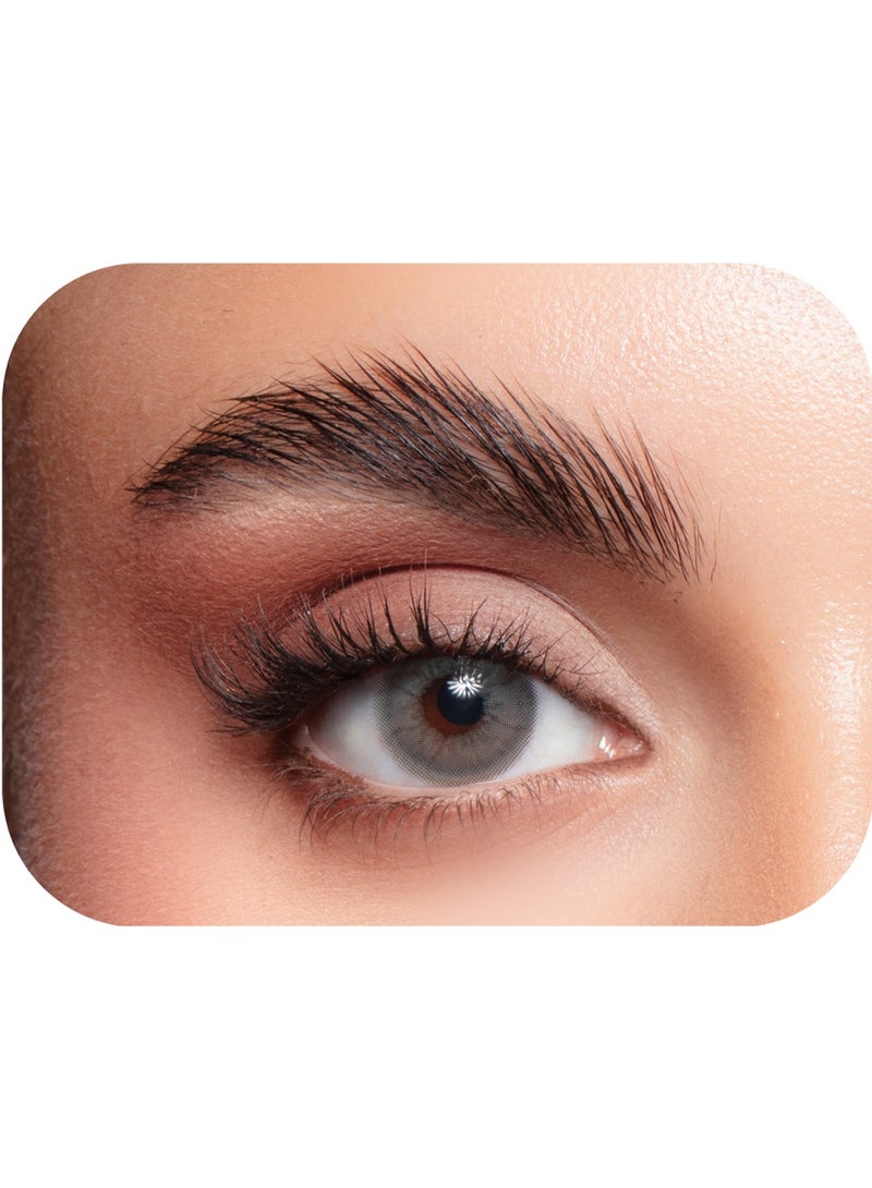 عدسات لاصقة براند ايليت إستخدام شهرى ، زوج فى العلبة  لون كلاى - Image 1